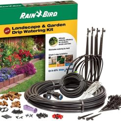 Lumi Discount Bird LNDDRIPKIT Drip Irrigation Landscape/Garden Watering Kit with Drippers, Micro-Bubblers, Micro-Sprays