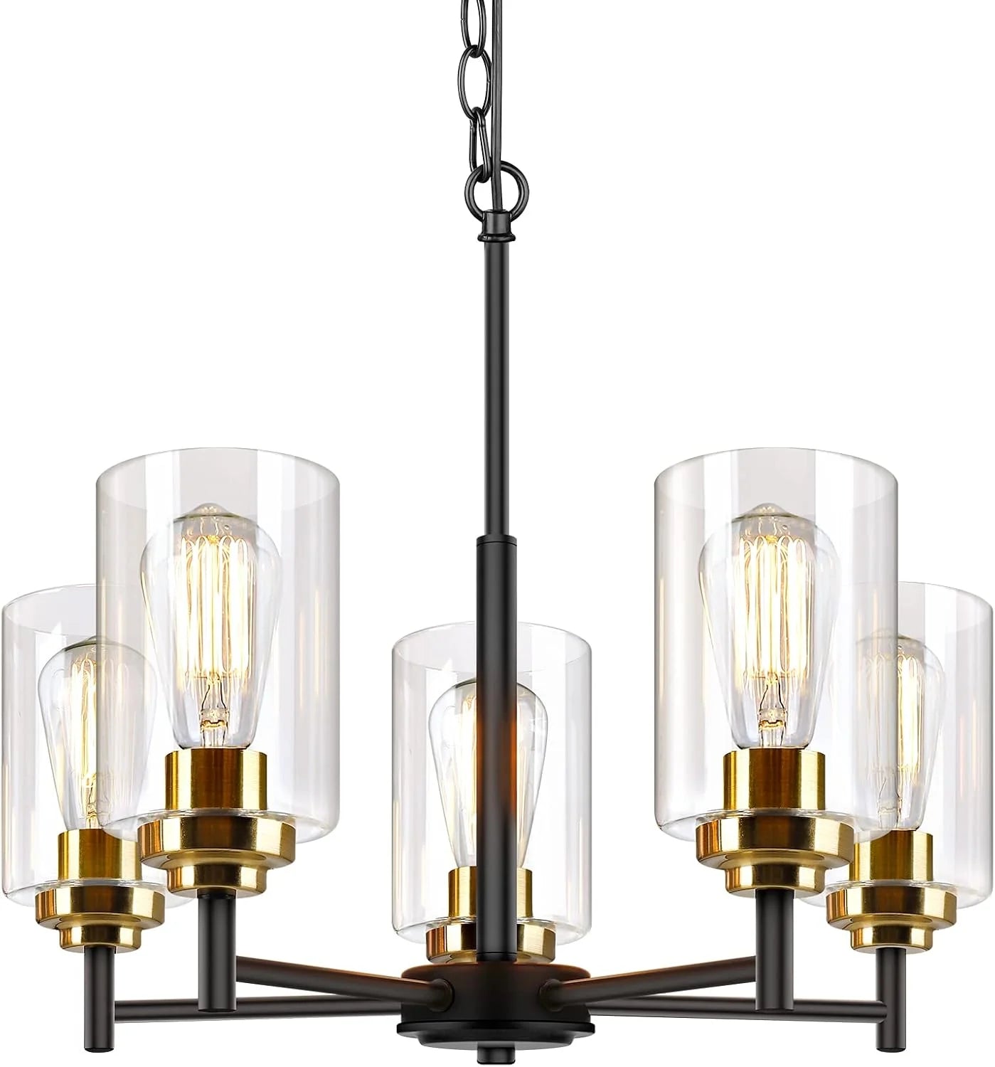 Discount 33.5” Dia 8-Light Chandelier for Dining Room Kitchen Island - Image 4
