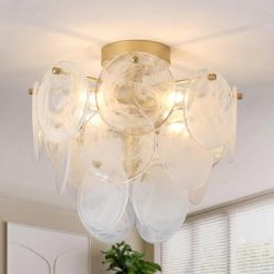 Discount Mount Ceiling Light Chandelier, 4 Light