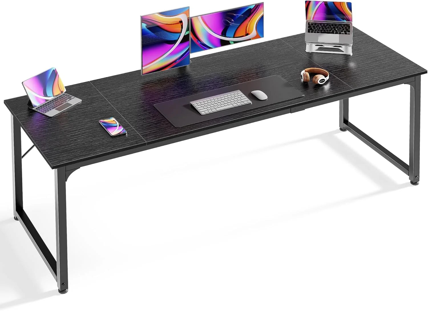 Lumi Discount Computer Desk, 55 Inch Home Office Desk - Image 10