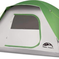 Alternative view of Lumi Discount Happy Travel Camping Tent, 4/6 Person Dome Tents for Camping with Rainfly, Waterproof Clip Easy Setup Portable Family