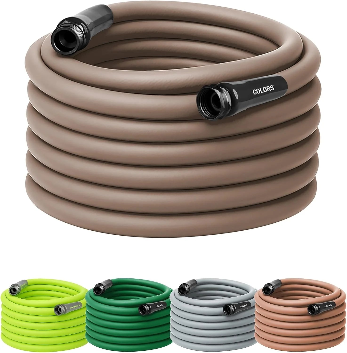 Lumi Discount Garden Hose 5/8 in. x 100 ft., Lightweight All-Weather Water Hose, Durable and Flexible, Leak-Free Connections - Image 53