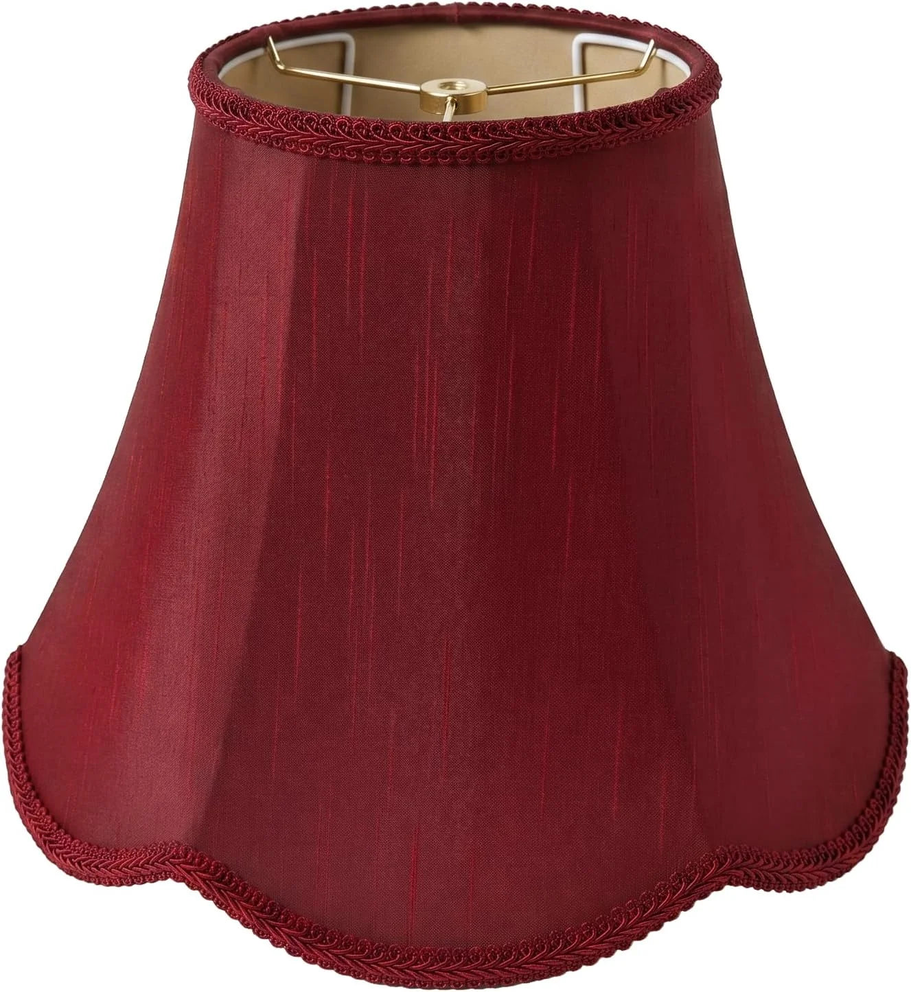 Lumi Discount Beige Scalloped Lamp Shades Set of 2 - Image 2