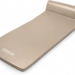 Discount Recreation Sunsation 1.75 Thick Foam Pool Float Lounger w/ Headrest for Lounging & Sunbathing in Swimming Pools