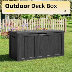 Discount 75 Gal Large Outdoor Deck Storage Box