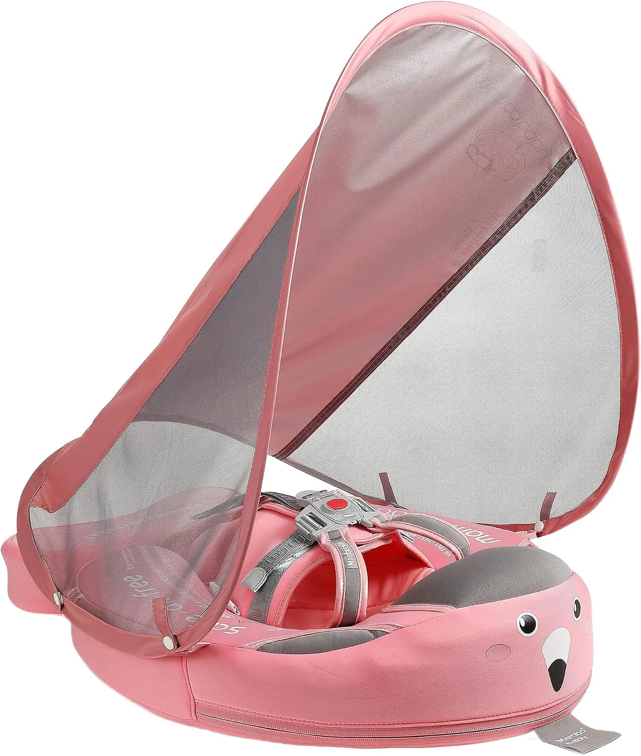 Lumi Discount Mambobaby Float Self-Inflating Baby Pool Floats Hammock with Canopy, Compressible Folding Baby Floating Bed - Image 9
