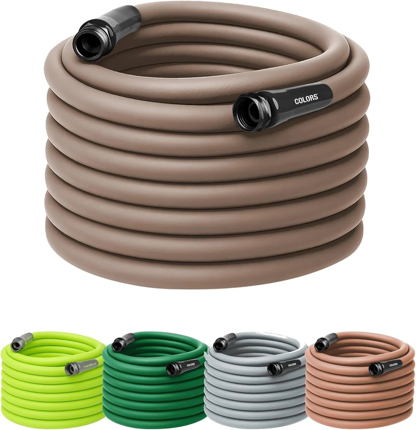 Lumi Discount Garden Hose 5/8 in. x 100 ft., Lightweight All-Weather Water Hose, Durable and Flexible, Leak-Free Connections - Image 6
