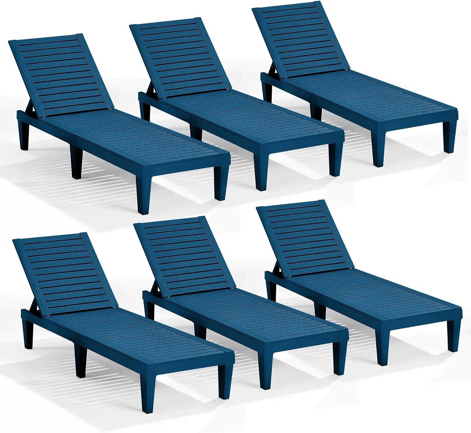 Lumi Discount Nestl Lounge Chair Outdoor, Tanning Chair, Chaise Lounge Outdoor Set of 2, 5 Adjustable Positions - Image 19