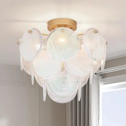 Alternative view of Discount Mount Ceiling Light Chandelier, 4 Light