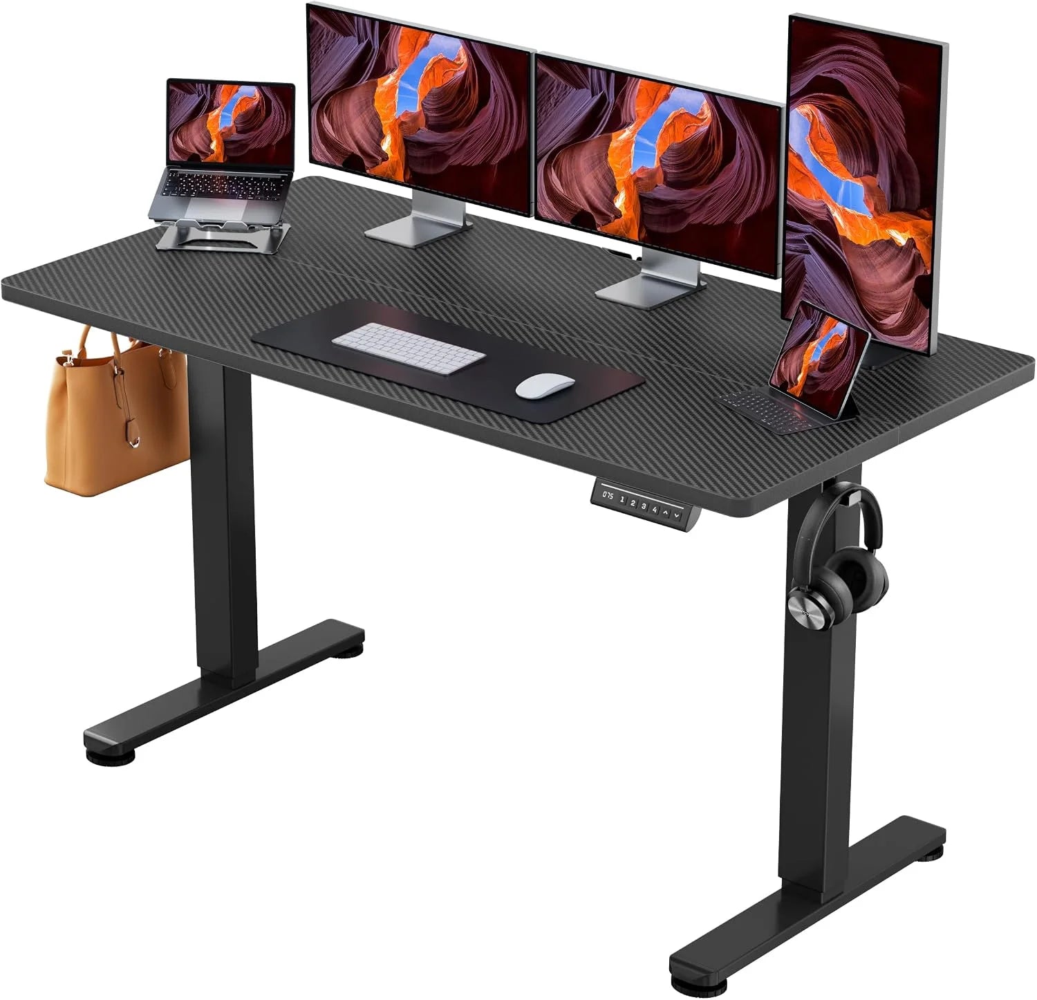 Discount Height Adjustable Electric Standing Desk, 48 x 24 Inches Sit Stand up Desk - Image 46