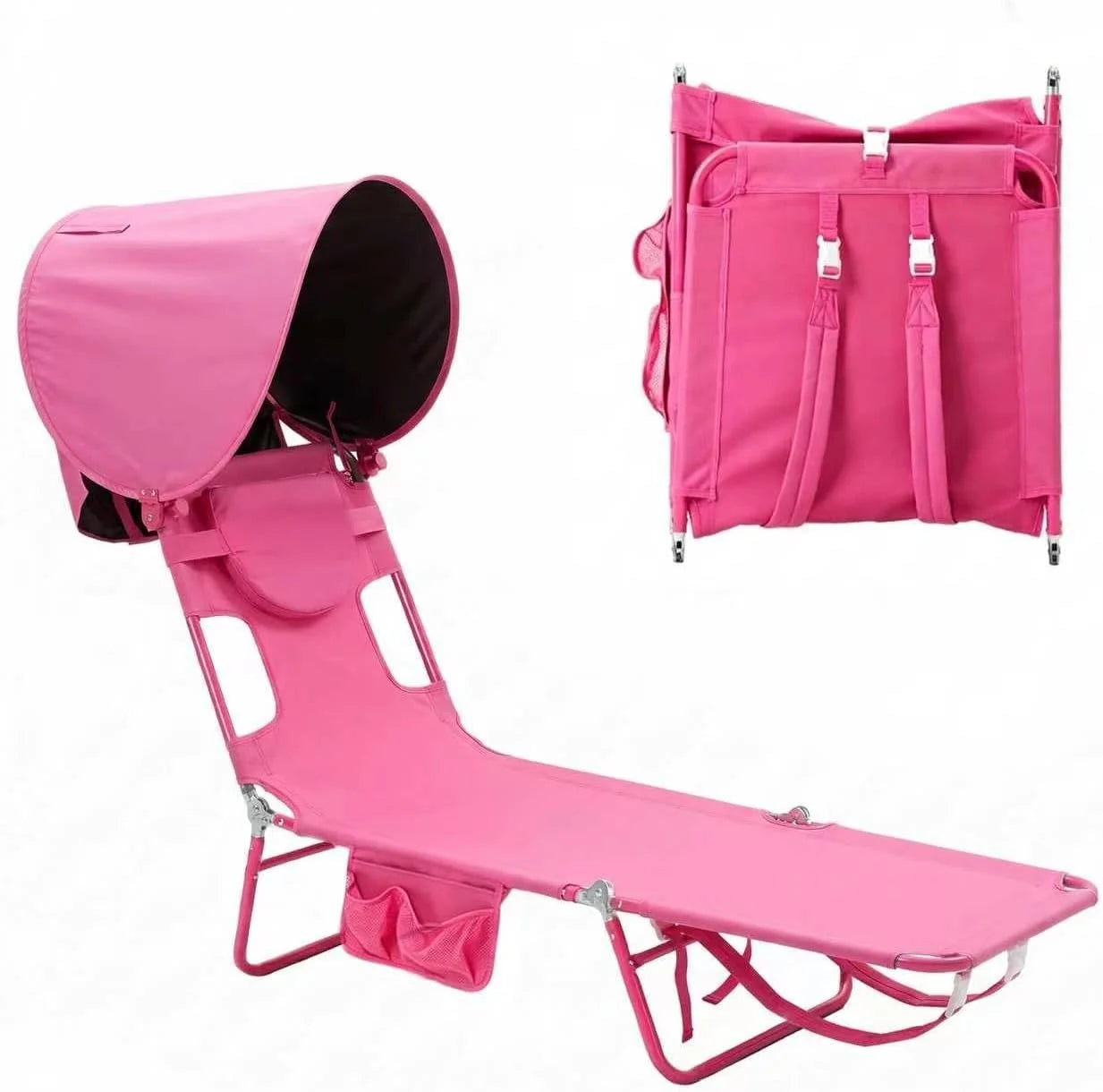 Lumi Discount Lay Flat Tanning Chair, Face Down Lounger, 5-Position Reclining, Heavy-Duty 300 lb Capacity - Image 15