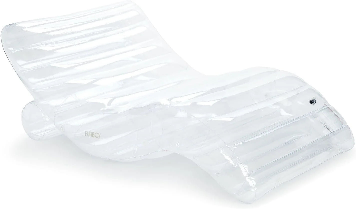 Lumi Discount Giant Super Clear Chaise Lounger Pool Float - Image 2