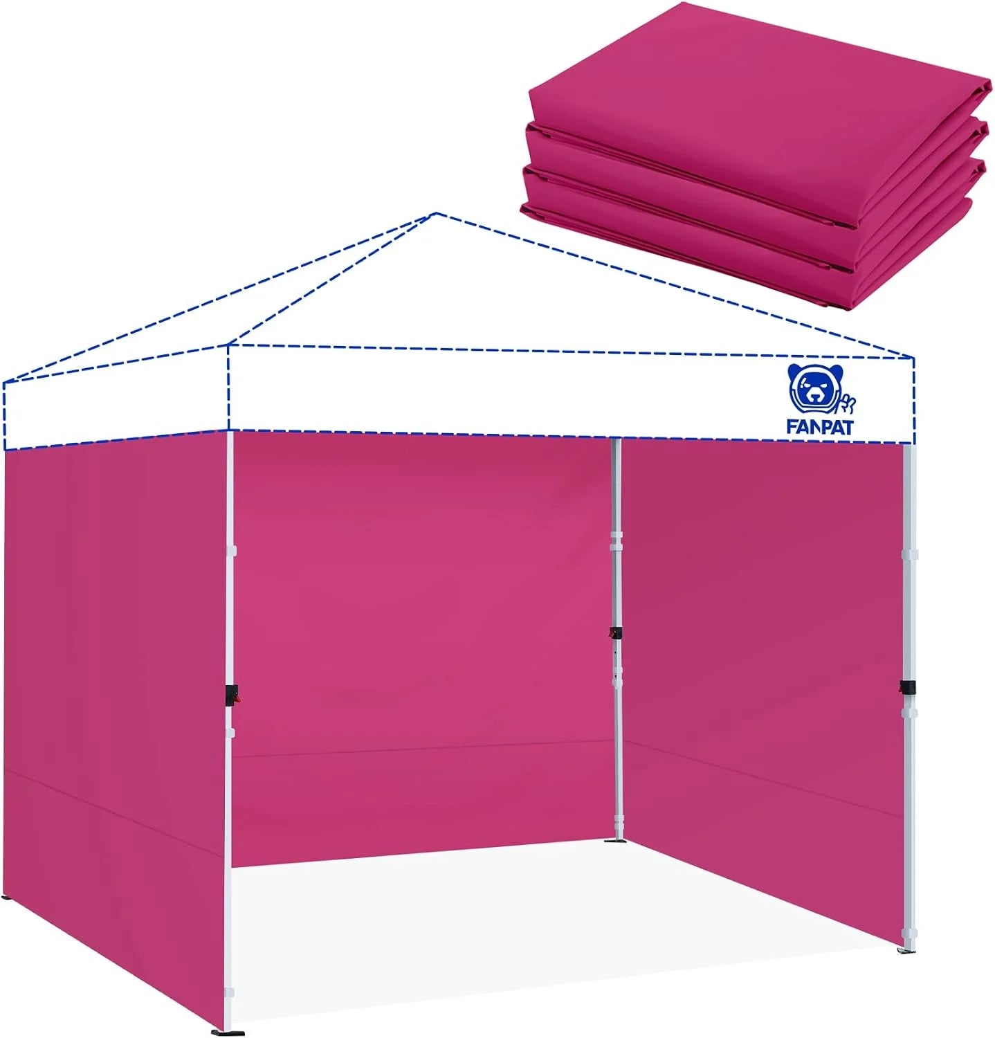 Discount 10×10 Canopy Sidewalls for Canopy Frame, White (3Pcs Sidewalls Only) - Image 18