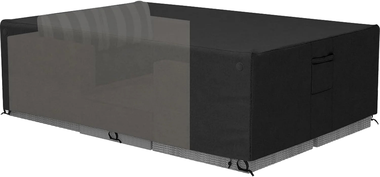 Discount Tuyeho 124x84 Heavy Duty 900D Outdoor Patio Furniture Set Cover Waterproof - Image 5
