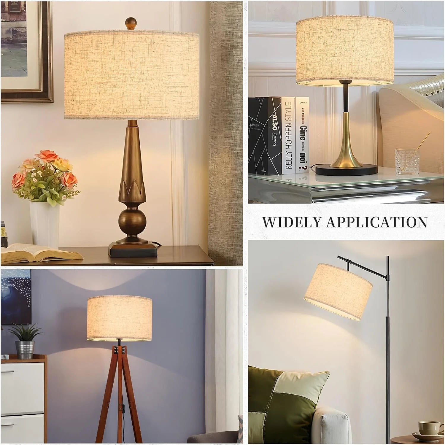 Discount Large Drum Lamp Shade 16 Top x 16 Bottom x 10 High - Image 3