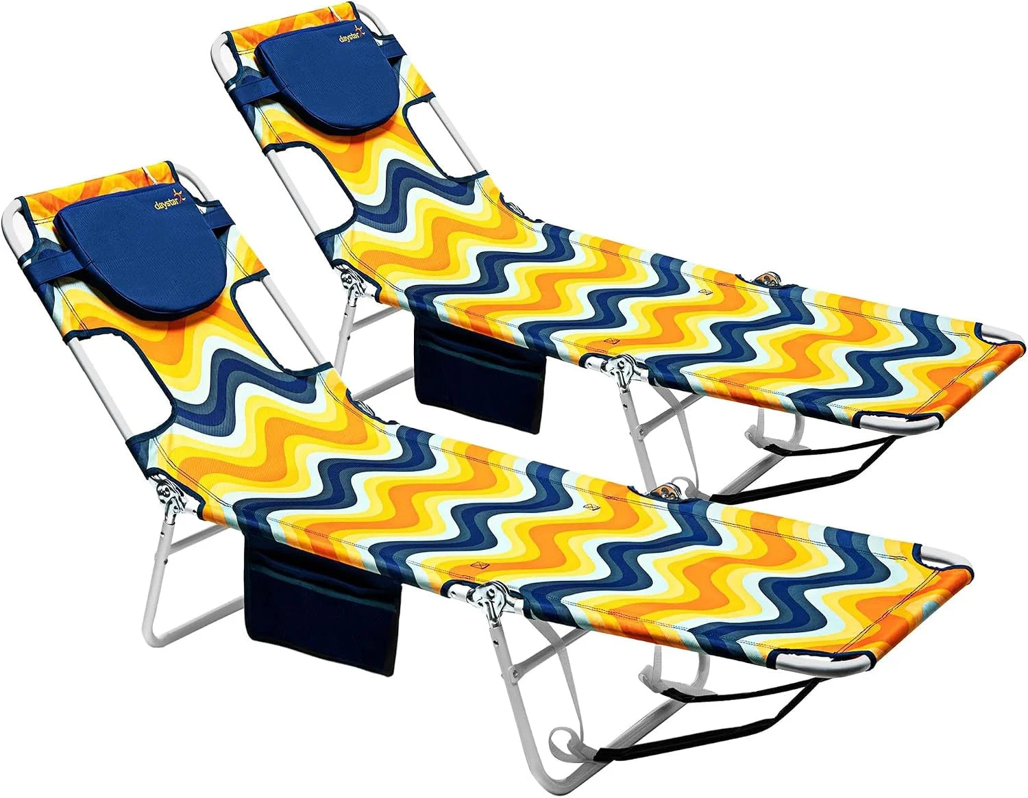 Lumi Discount Lay Flat Tanning Chair, Face Down Lounger, 5-Position Reclining, Heavy-Duty 300 lb Capacity - Image 8
