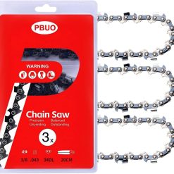 Alternative view of Discount PBUO 16 Inch Chainsaw Chain Replacement, 3/8 LP Pitch .043 Gauge 55 Drive Links, Fits Stihl MS170, MS171, MS180c, Semi-Chisel Low-Kickback Design, 3 Pack