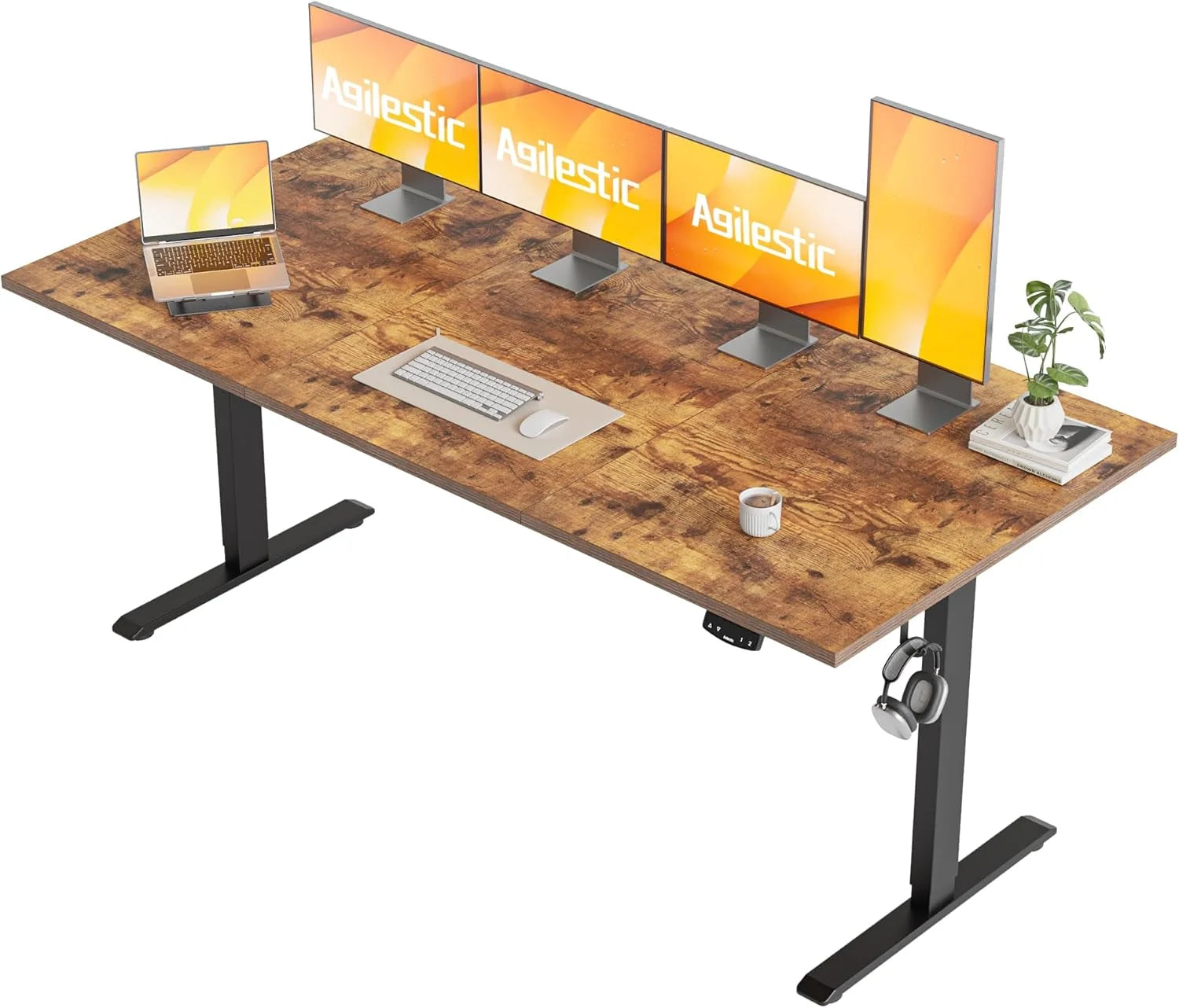 Lumi Discount Electric Standing Desk, 48 x 24 Inches Height Adjustable Desk - Image 14