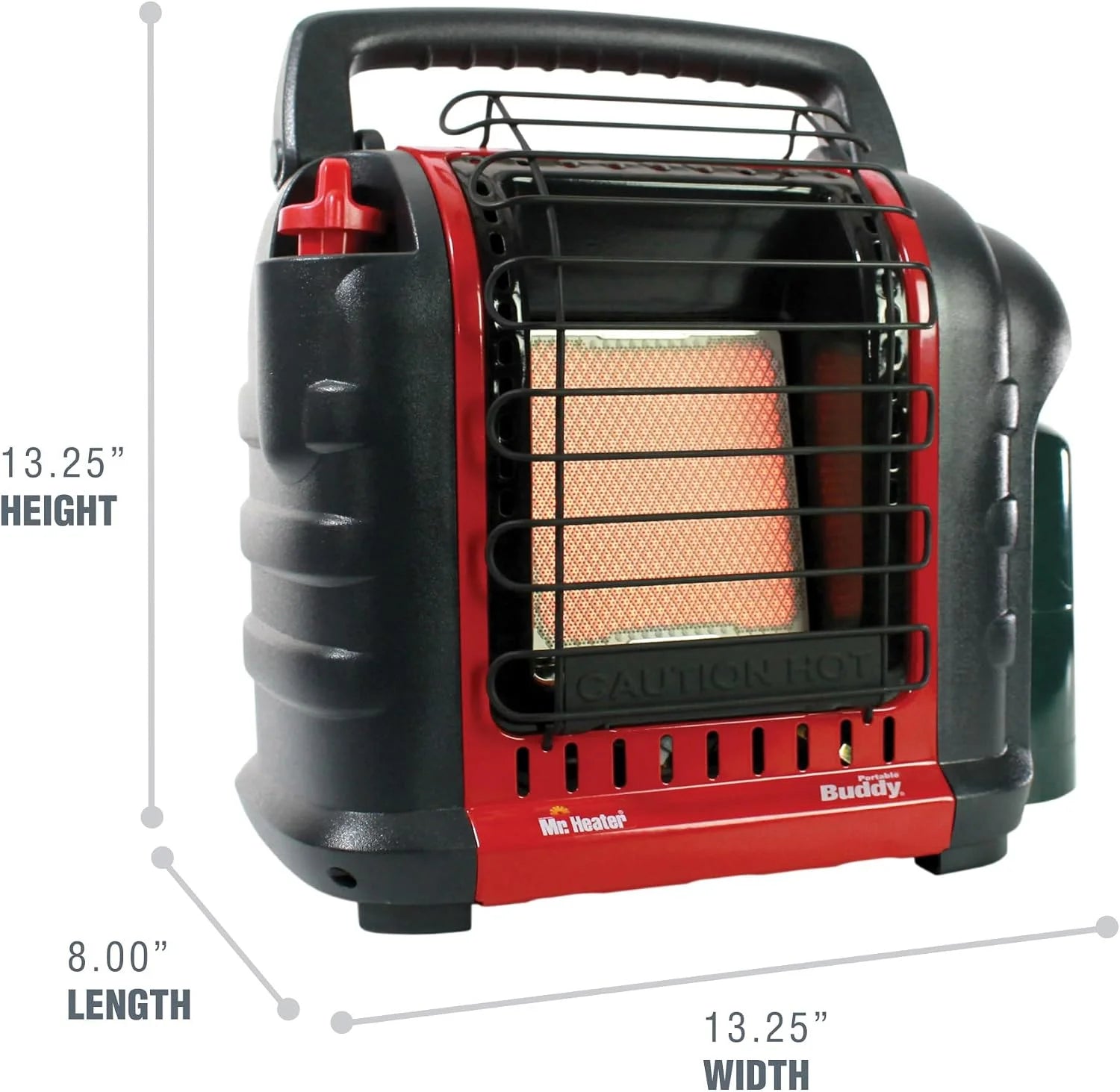 Lumi Discount Heater 9, 000 BTU Portable Buddy Radiant Propane Heater - Image 4