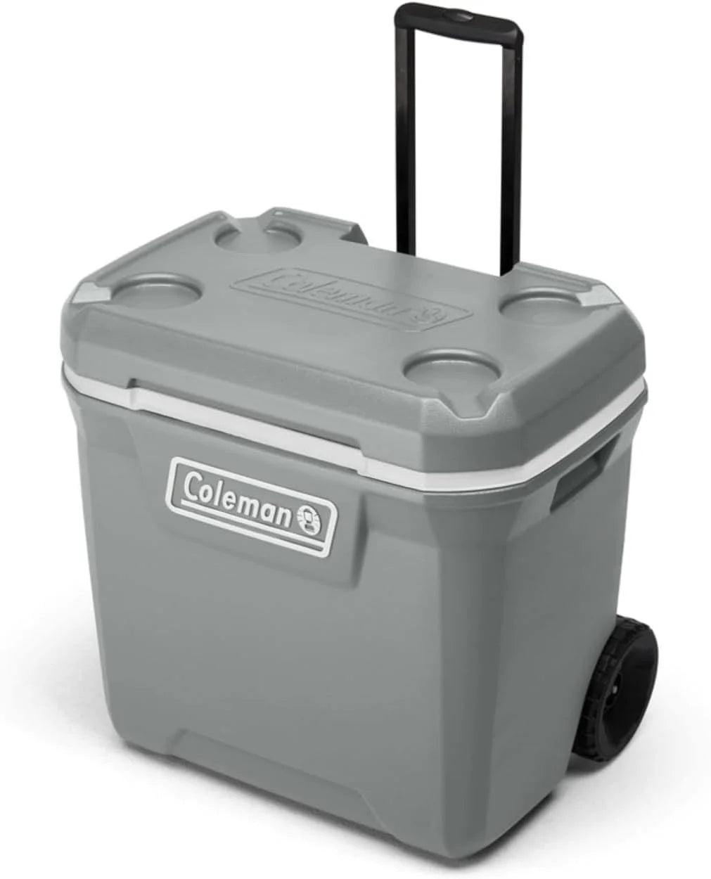 Lumi Discount Coleman Classic Series Insulated Portable Rolling Cooler with Wheels, Leak-Resistant Outdoor Hard Cooler Keeps Ice up to - Image 4
