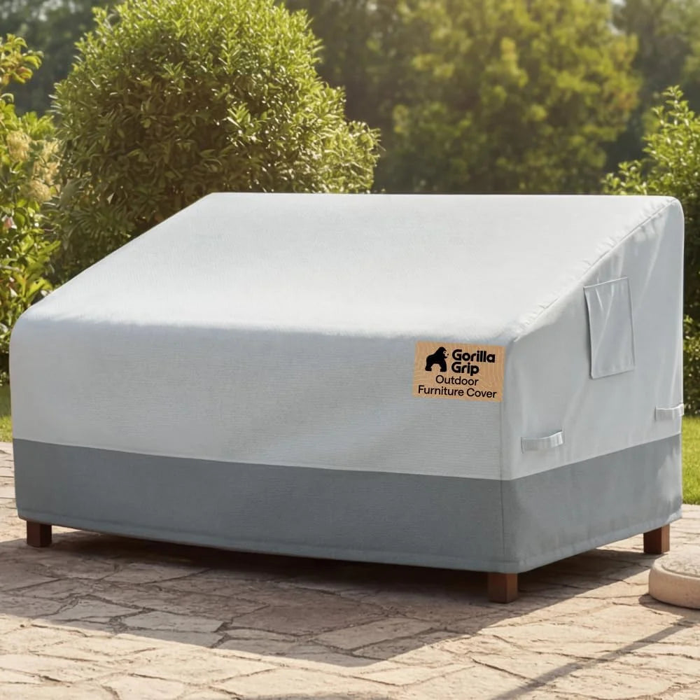Lumi Discount GORILLA GRIP Waterproof Outdoor Patio Sofa Cover, 3 Seater 80 Inch - Image 6