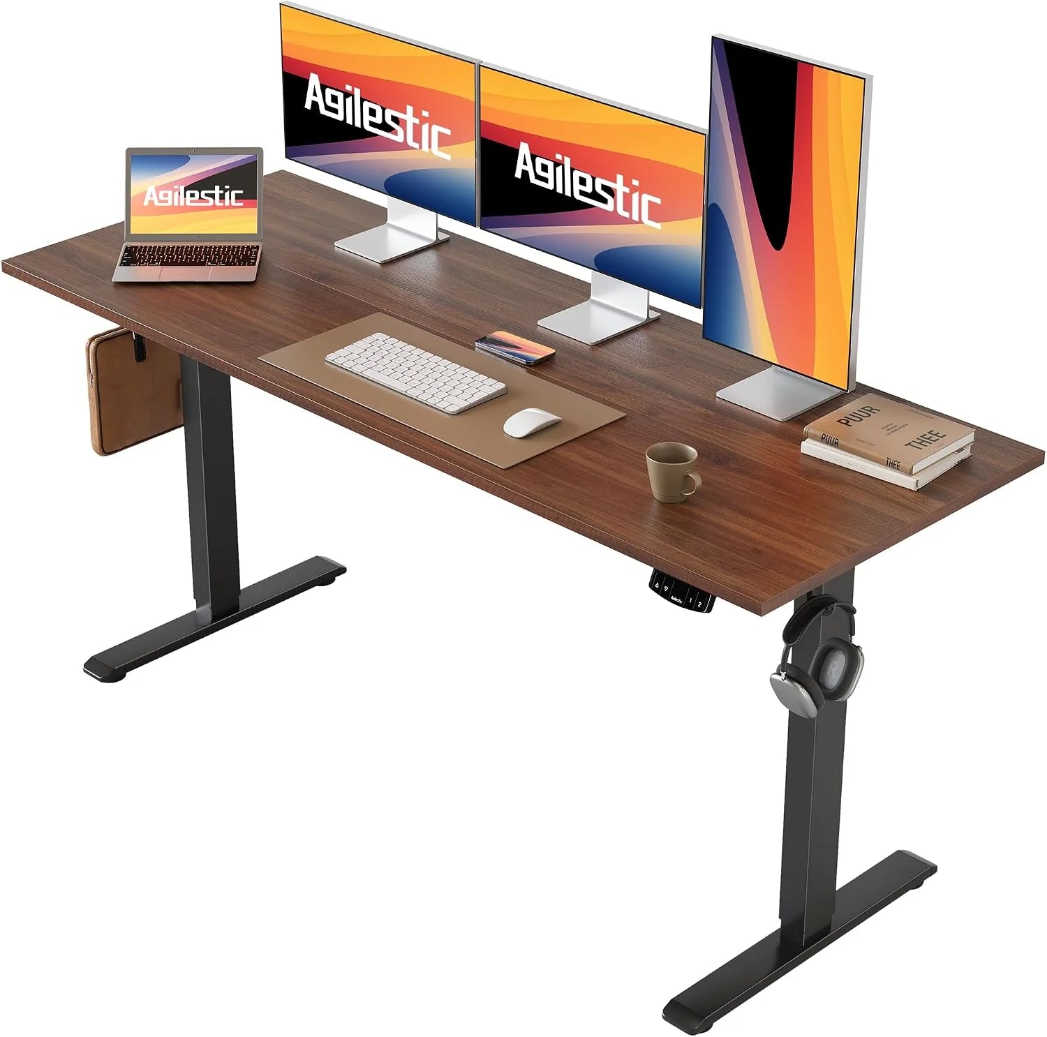 Lumi Discount Electric Standing Desk, 48 x 24 Inches Height Adjustable Desk - Image 40