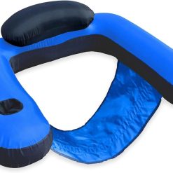 Alternative view of Lumi Discount Original Fabric Covered Inflatable Pool Lounger, with Comfortable Sling Seat