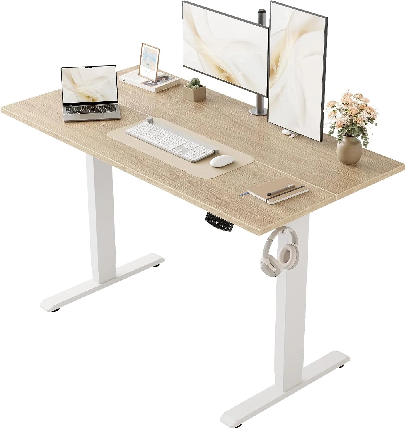 Lumi Discount Electric Standing Desk, 48 x 24 Inches Height Adjustable Desk - Image 29