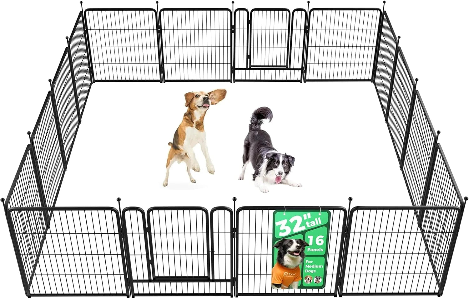 Discount Rollick Dog Playpen, Indoor, 24 H, 8 Panels - Image 46