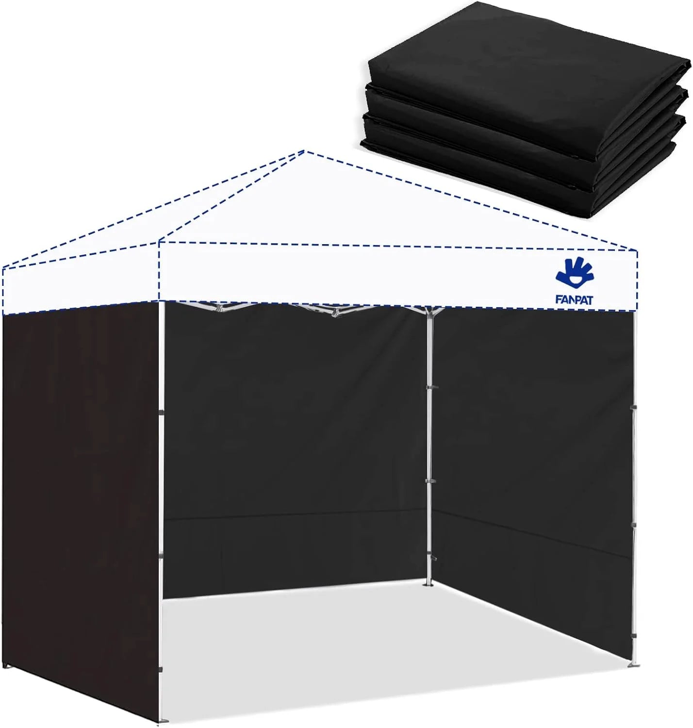 Discount 10×10 Canopy Sidewalls for Canopy Frame, White (3Pcs Sidewalls Only) - Image 9
