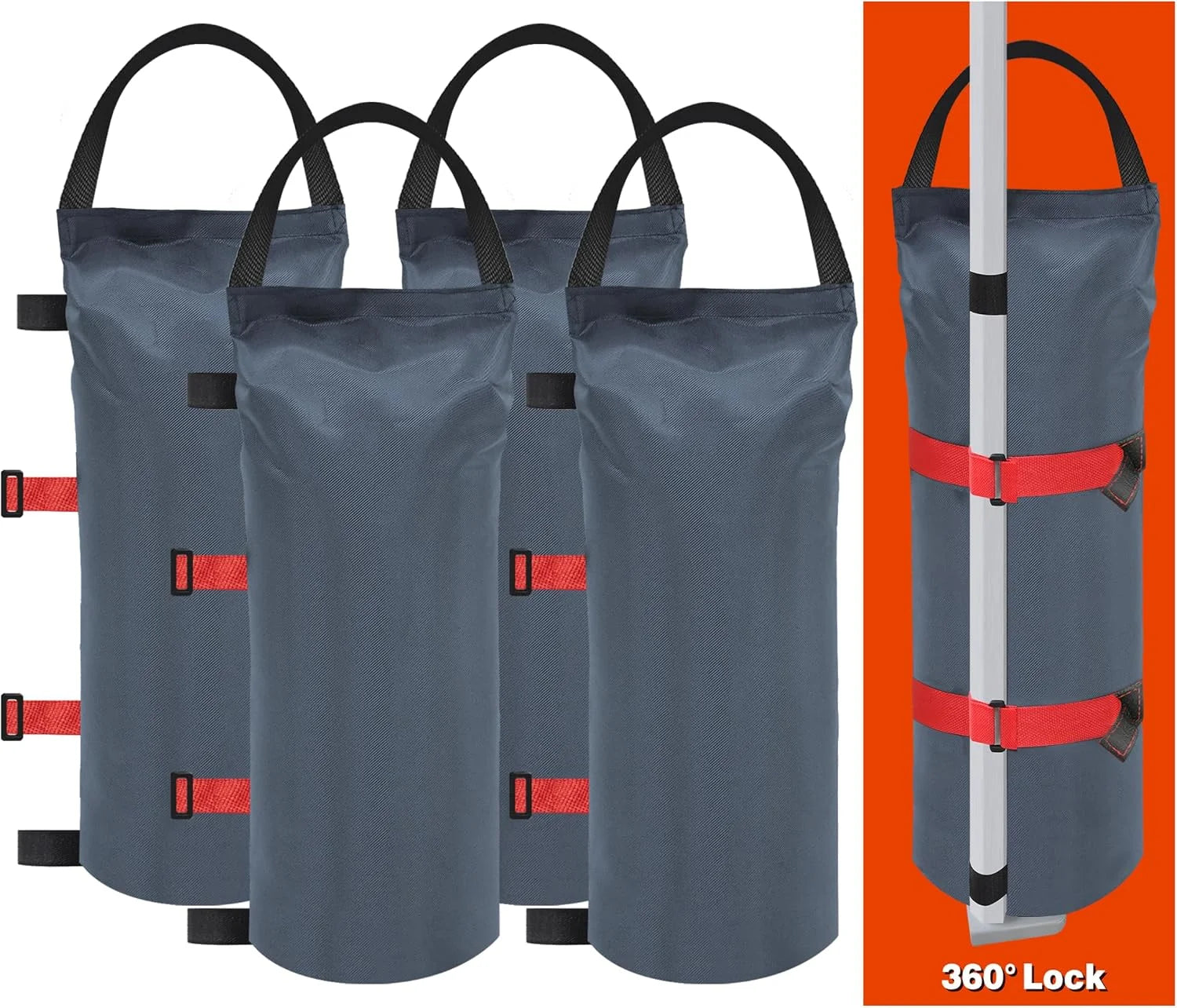 Discount USA 125LBS 4-Pack Universal Canopy Weights, Secure Wind Protection to Prevent Tipping - Image 3