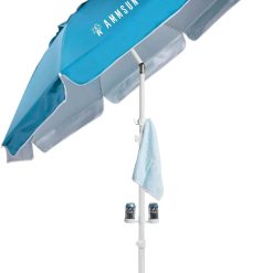 Discount AMMSUN Shade Umbrella, Premium Portable Umbrella with Stand, 6.5ft Lightweight Free Standing Canopy for Sporting Games
