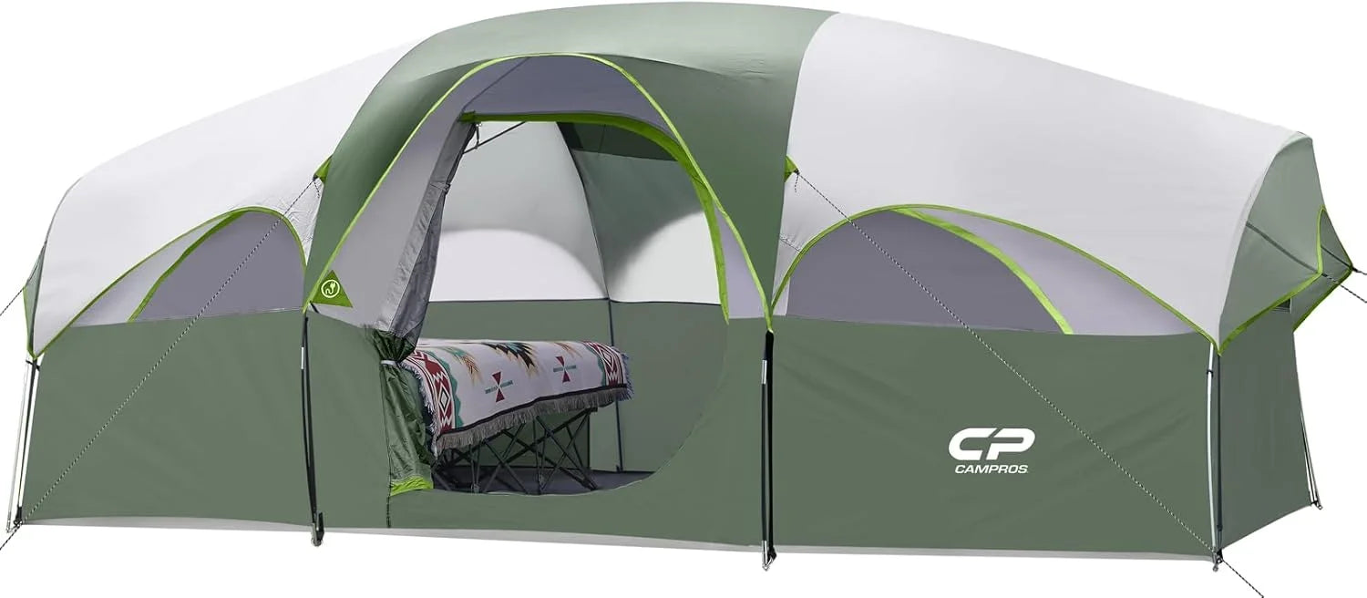 Lumi Discount CAMPROS CP Tent 8 Person Camping Tents, Weather Resistant Family Tent, 5 Large Mesh Windows - Image 5