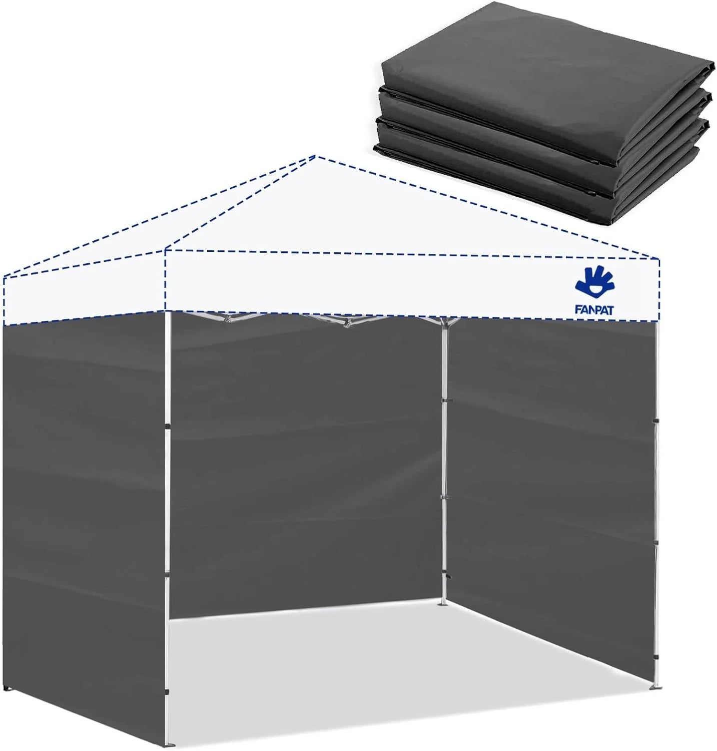 Discount 10×10 Canopy Sidewalls for Canopy Frame, White (3Pcs Sidewalls Only) - Image 22