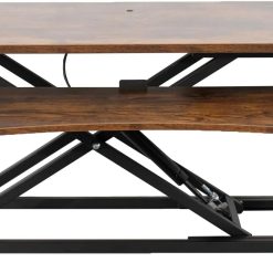 Alternative view of Discount 32 inch Desk Converter, K Series, Height Adjustable Sit to Stand Riser, DESK-V000K