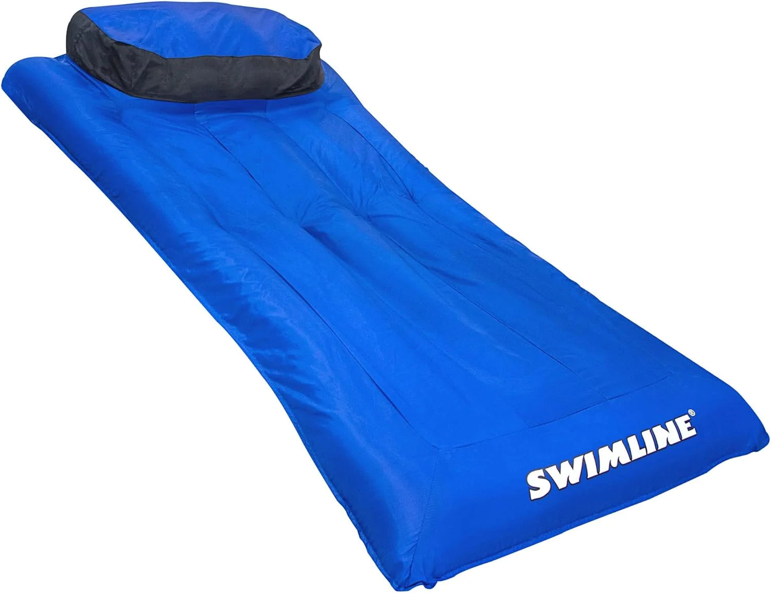 Discount SWIMLINE Solstice Fabric Covered Pool Float Mattress Red Lounger Raft for Adults & Kids I Comfortable Head Back Rest - Image 5