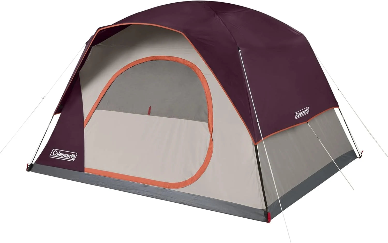 Lumi Discount Coleman Skydome Camping Tent with 5 Minute Setup, 2/4/6/8 Person Weatherproof Tent with Rainfly & Carry Bag - Image 4
