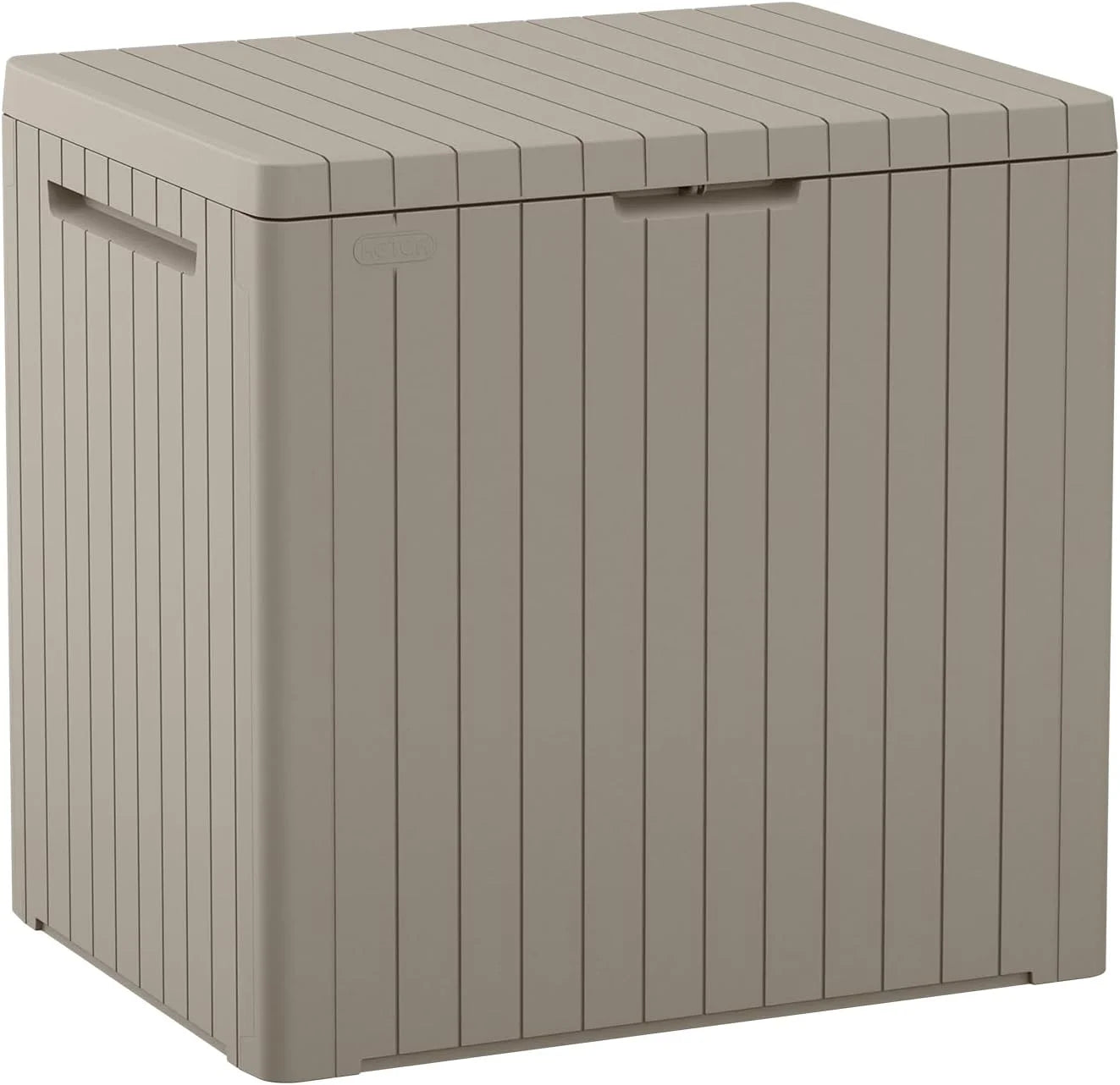 Discount Keter City 30 Gal Outdoor Storage Box and Patio Side Table - Image 2