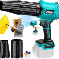 Alternative view of Lumi Discount Cordless Leaf Blower Compatible for Dewalt 20V Battery(NO Battery), Mini Turbo Jet Blower with 2 Nozzles – For Yard Cleanup