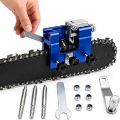 Lumi Discount Chainsaw Sharpener, Manual Portable Chainsaw Chain Sharpener Tool for Fast Guided Sharpening
