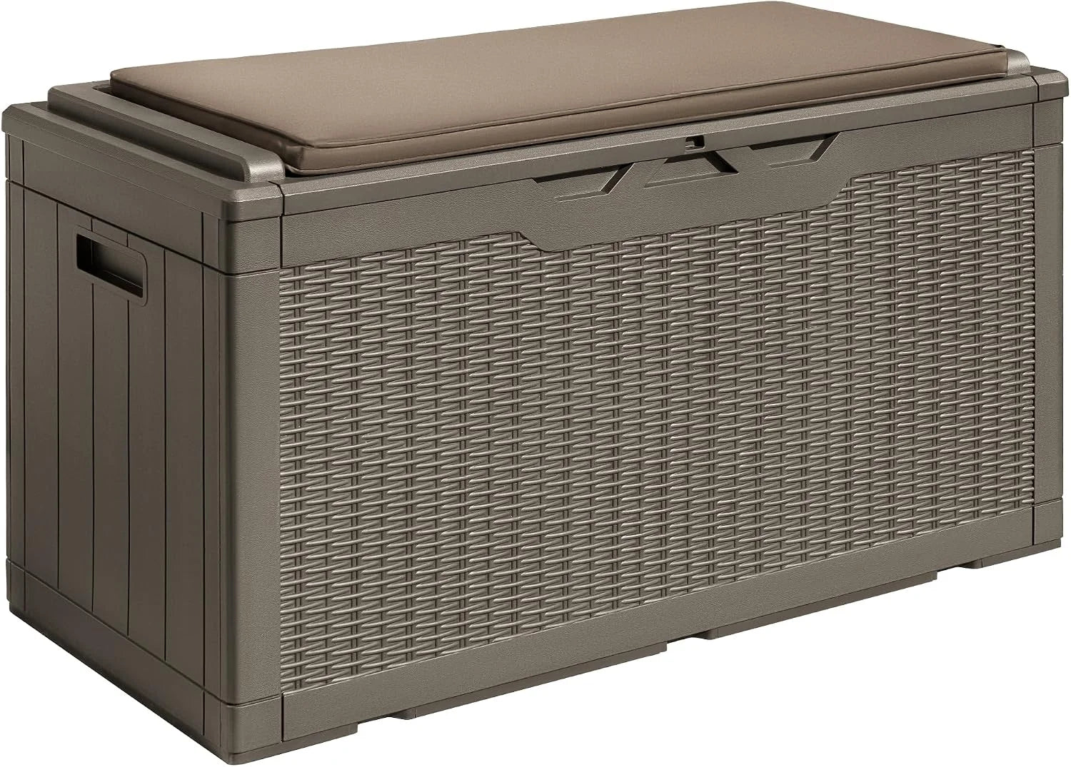Discount Devoko 100 Gallon Waterproof Resin Deck Box, Large Outdoor Storage Box - Image 20