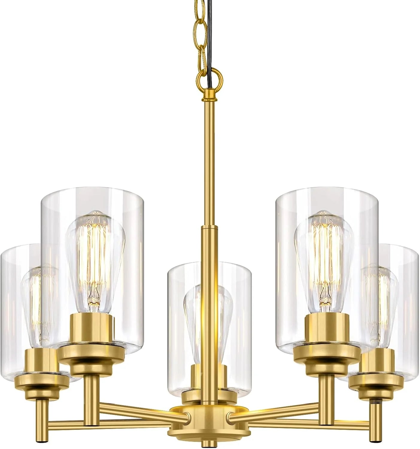Discount 33.5” Dia 8-Light Chandelier for Dining Room Kitchen Island - Image 6