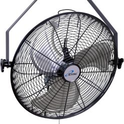 Discount 18 Wall Mounted Fan – 6360 CFM, 3-Speed, Industrial Grade, Commercial/Residential