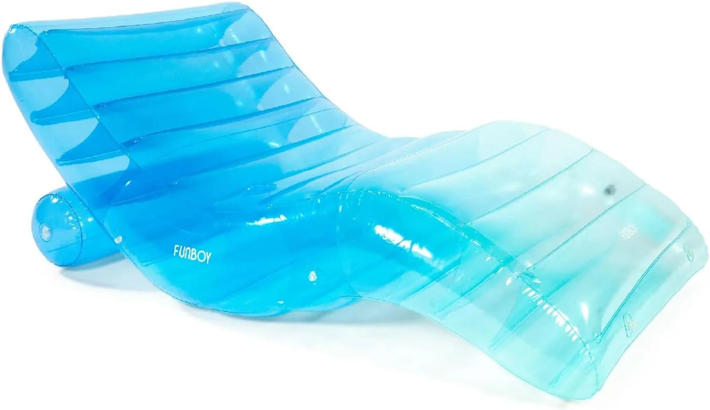 Lumi Discount Giant Super Clear Chaise Lounger Pool Float