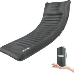Lumi Discount Double Sleeping Pad for Camping, Extra Thick 6 Camping Mattress 2 Person with Pillow Built-in Foot Pump