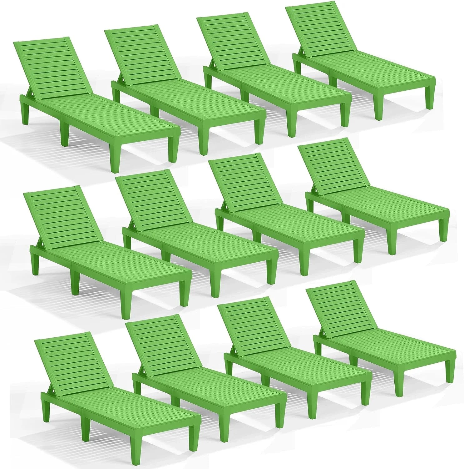 Lumi Discount Nestl Lounge Chair Outdoor, Tanning Chair, Chaise Lounge Outdoor Set of 2, 5 Adjustable Positions - Image 35