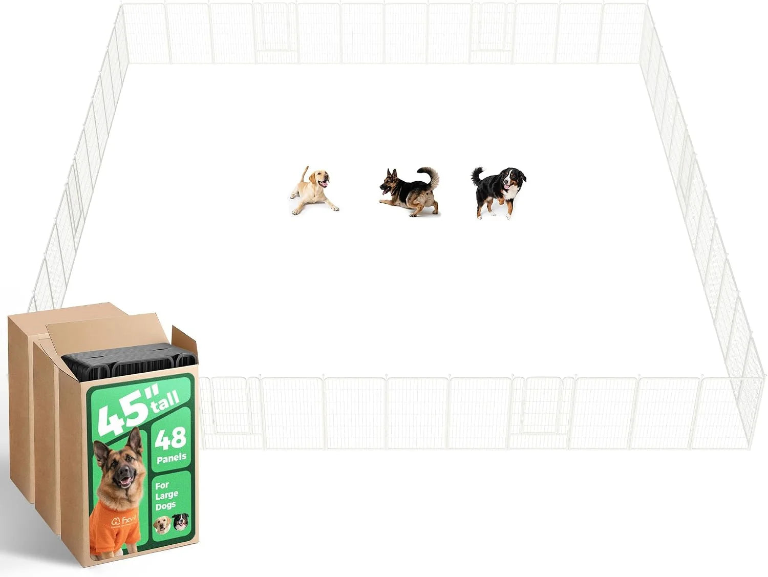 Discount Rollick Dog Playpen, Indoor, 24 H, 8 Panels - Image 81