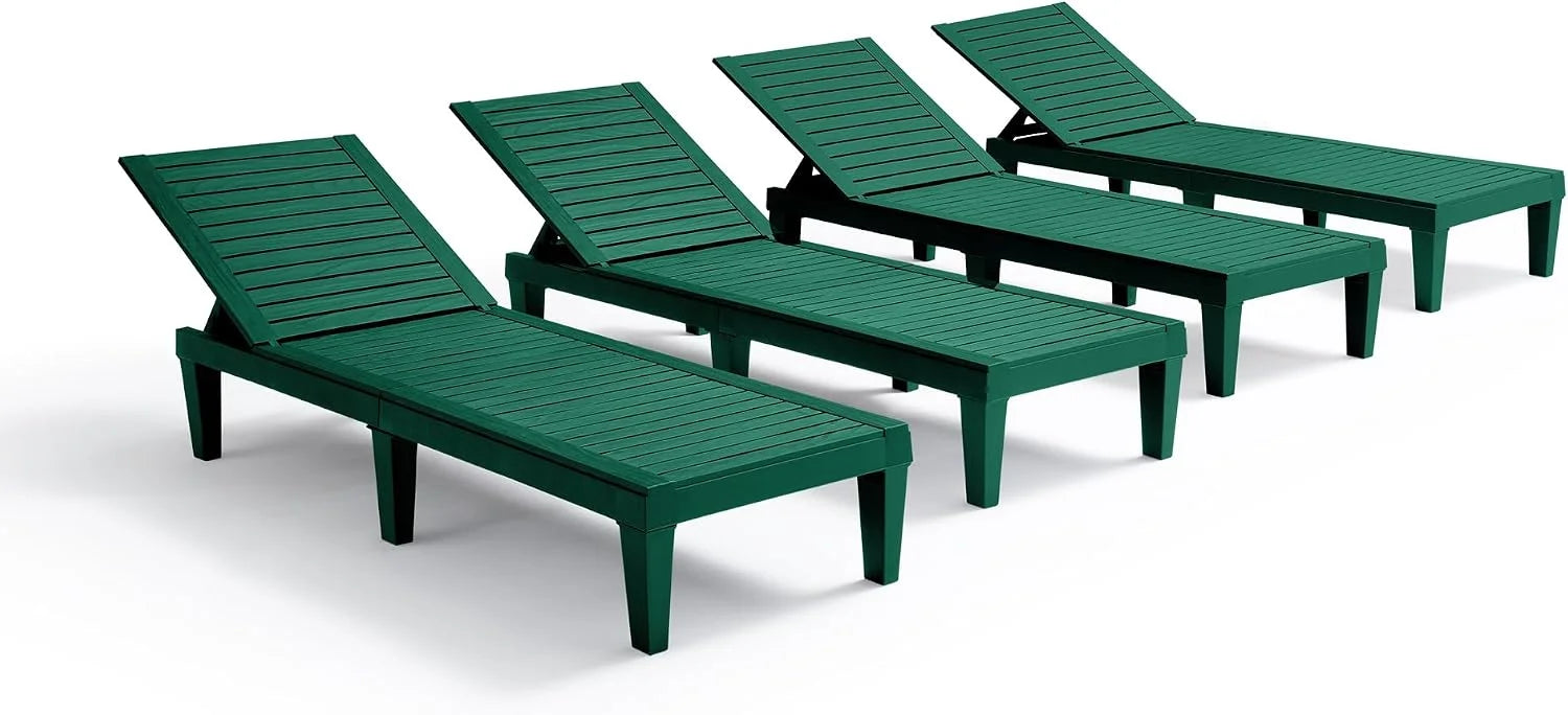 Lumi Discount Nestl Lounge Chair Outdoor, Tanning Chair, Chaise Lounge Outdoor Set of 2, 5 Adjustable Positions - Image 30