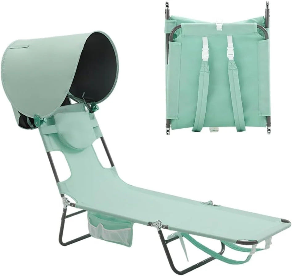 Lumi Discount Lay Flat Tanning Chair, Face Down Lounger, 5-Position Reclining, Heavy-Duty 300 lb Capacity - Image 11