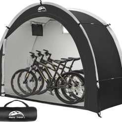 Alternative view of Lumi Discount Happy Travel Outdoor Waterproof Bike Storage Tent Shed for 2/3/4/6/8 Bikes